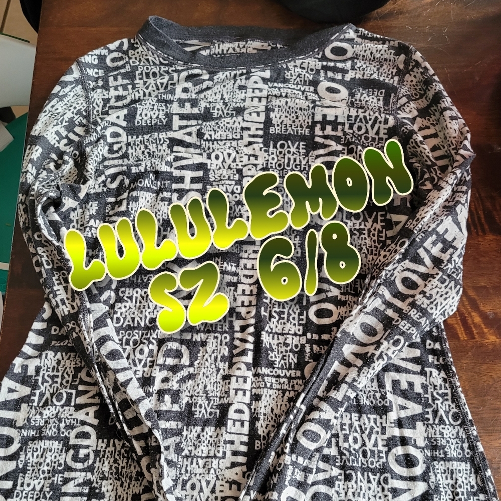 Lululemon Manifesto Long sleeve top